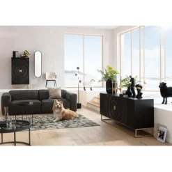 KARE Design Buffet Madeira foncé 177x75cm><noscript><img width=