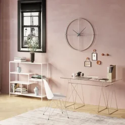 KARE Design Bureau Polar chromé 8 mm (verre trempé)> Meubles