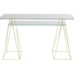 KARE Design Bureau Polar laiton-verre trempé 8mm> Meubles