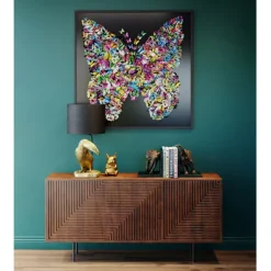 KARE Design Cadre décoratif Farfalla 120x120cm> Accessoires