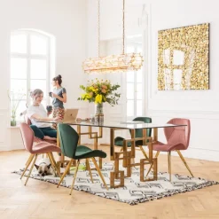 KARE Design Cadre décoratif Gold Flower 120x120cm> Accessoires