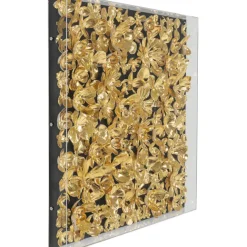 KARE Design Cadre décoratif Gold Flower 60x60cm><noscript><img width=