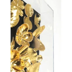 KARE Design Cadre décoratif Gold Flower 60x60cm><noscript><img width=