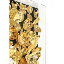 KARE Design Cadre décoratif Gold Flower 60x60cm><noscript><img width=