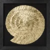 KARE Design Cadre décoratif Golden Snail 120x120cm> Accessoires
