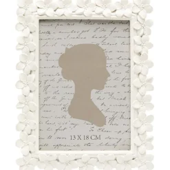 KARE Design Cadre photo Flores blanc 13x18cm> Accessoires