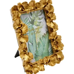 KARE Design Cadre photo Ginkgo Leaf doré 17x20cm> Accessoires