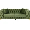 KARE Design Canapé Bellissima 2-places velours vert 200cm> Meubles
