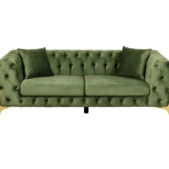 KARE Design Canapé Bellissima 2-places velours vert 200cm> Meubles