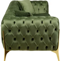 KARE Design Canapé Bellissima 2-places velours vert 200cm><noscript><img width=
