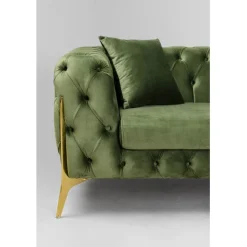 KARE Design Canapé Bellissima 2-places velours vert 200cm><noscript><img width=