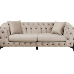 KARE Design Canapé Bellissima 2-places velours taupe 200cm> Meubles