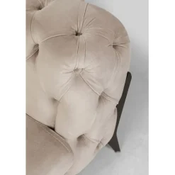 KARE Design Canapé Bellissima 2-places velours taupe 200cm><noscript><img width=
