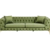 KARE Design Canapé Bellissima 3-places velours vert 240cm> Meubles