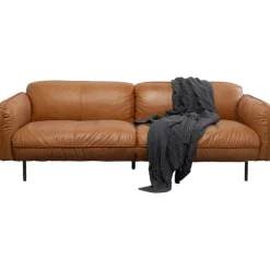 KARE Design Canapé Calgary cuir marron clair 228cm><noscript><img width=
