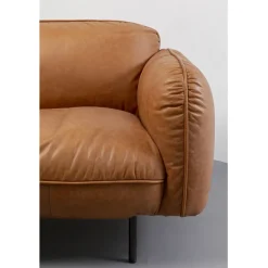 KARE Design Canapé Calgary cuir marron clair 228cm><noscript><img width=