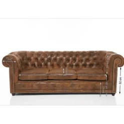 KARE Design Canapé Cambridge 3 places Vintage Smart> Meubles