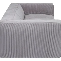 KARE Design Canapé Cubetto Cord 3-places gris clair 220cm><noscript><img width=