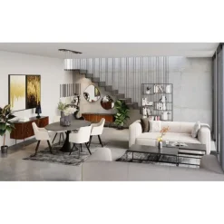 KARE Design Canapé Cubetto 3-places crème 220cm><noscript><img width=