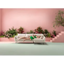 KARE Design Canapé d angle Amalfi droite crème 275cm> Meubles