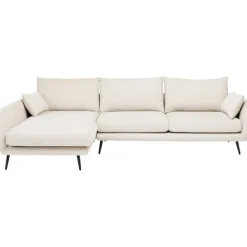KARE Design Canapé d angle Amalfi gauche crème 275cm> Meubles