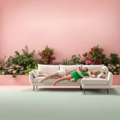KARE Design Canapé d angle Amalfi gauche crème 275cm> Meubles