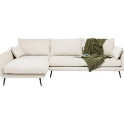 KARE Design Canapé d angle Amalfi gauche crème 275cm><noscript><img width=