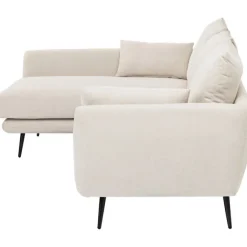 KARE Design Canapé d angle Amalfi gauche crème 275cm><noscript><img width=