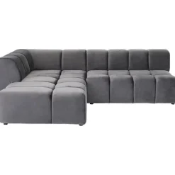 KARE Design Canapé d angle Belami Velvet gris gauche> Meubles