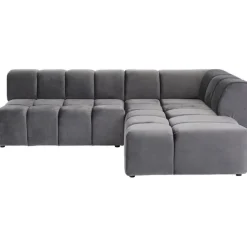 KARE Design Canapé d angle Belami Velvet gris droit> Meubles