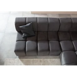 KARE Design Canapé d angle Belami Velvet gris droit><noscript><img width=