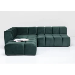 KARE Design Canapé d angle Belami vert foncé gauche 265cm><noscript><img width=