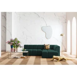 KARE Design Canapé d angle Belami vert foncé droite 265cm> Meubles