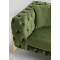 KARE Design Canapé d angle Bellissima velours vert droite><noscript><img width=