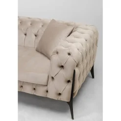 KARE Design Canapé d angle Bellissima velours taupe gauche><noscript><img width=