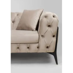 KARE Design Canapé d angle Bellissima velours taupe gauche><noscript><img width=