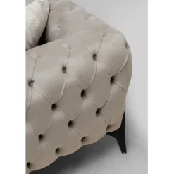 KARE Design Canapé d angle Bellissima velours taupe gauche><noscript><img width=