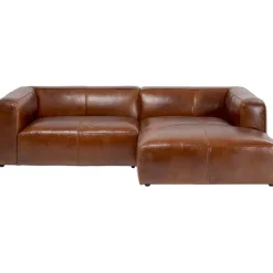 KARE Design Canapé d angle Cubetto cuir marron 270x170cm> Meubles