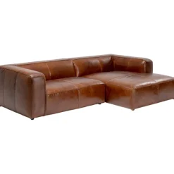 KARE Design Canapé d angle Cubetto cuir marron 270x170cm> Meubles