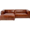 KARE Design Canapé d angle Cubetto cuir marron 170x270cm> Meubles
