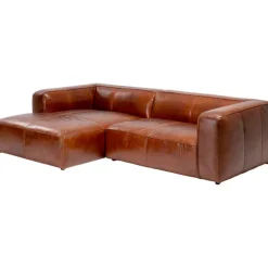 KARE Design Canapé d angle Cubetto cuir marron 170x270cm> Meubles