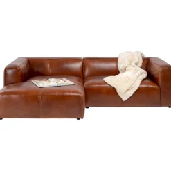 KARE Design Canapé d angle Cubetto cuir marron 170x270cm><noscript><img width=