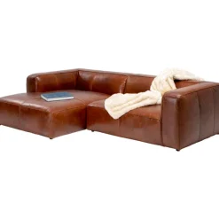 KARE Design Canapé d angle Cubetto cuir marron 170x270cm><noscript><img width=