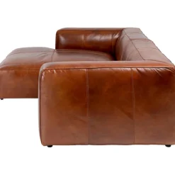 KARE Design Canapé d angle Cubetto cuir marron 170x270cm><noscript><img width=