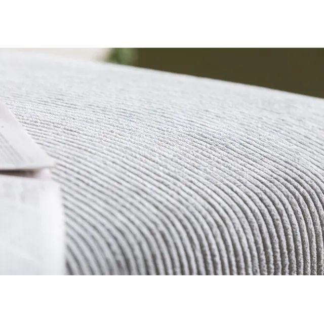 KARE Design Canapé d angle Gianni Cord gris droite> Meubles