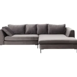 KARE Design Canapé d angle Gianni droite gris-noir> Meubles