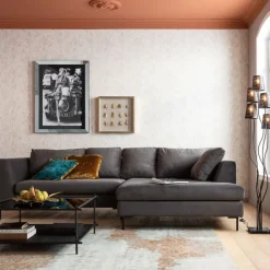 KARE Design Canapé d angle Gianni droite gris-noir><noscript><img width=