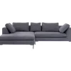 KARE Design Canapé d angle Gianni gris gauche> Meubles