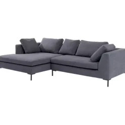KARE Design Canapé d angle Gianni gris gauche> Meubles