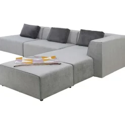 KARE Design Canapé d angle Infinity Atlanta gris droite><noscript><img width=